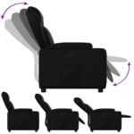Fauteuil inclinable Noir Similicuir – Image 4