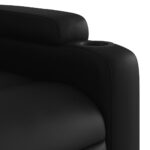 Fauteuil inclinable Noir Similicuir – Image 6