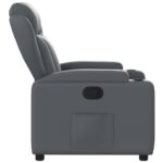 Fauteuil inclinable Gris Similicuir – Image 2