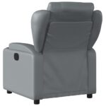 Fauteuil inclinable Gris Similicuir – Image 3