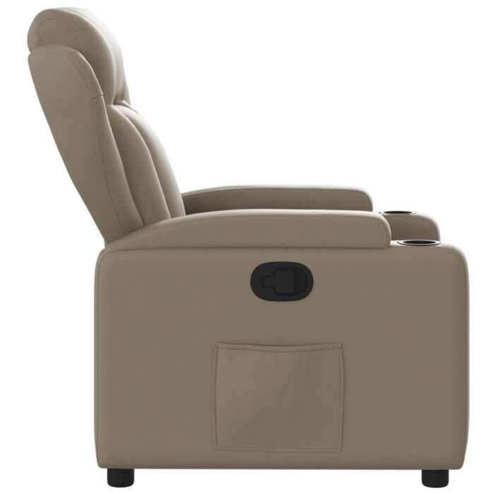 Fauteuil inclinable Cappuccino Similicuir – Image 2
