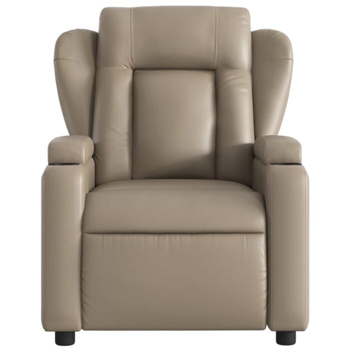 Fauteuil de massage inclinable Cappuccino Similicuir – Image 2