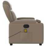 Fauteuil de massage inclinable Cappuccino Similicuir – Image 3
