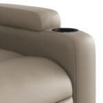 Fauteuil de massage inclinable Cappuccino Similicuir – Image 7