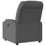 Fauteuil inclinable Gris foncé Tissu – Image 3