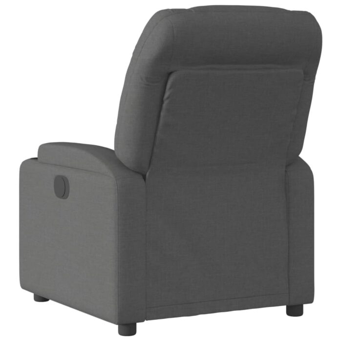 Fauteuil inclinable Gris foncé Tissu – Image 3