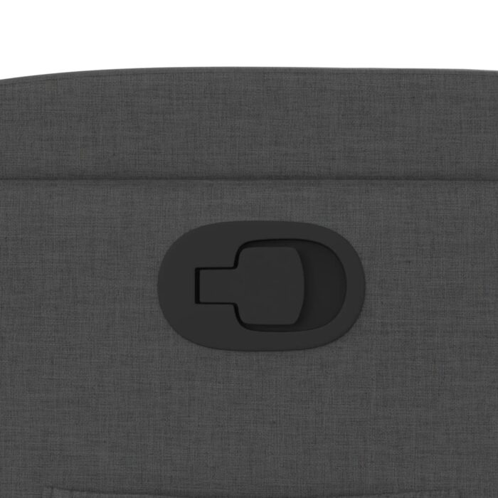Fauteuil inclinable Gris foncé Tissu – Image 7