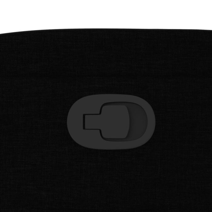 Fauteuil inclinable Noir Tissu – Image 7