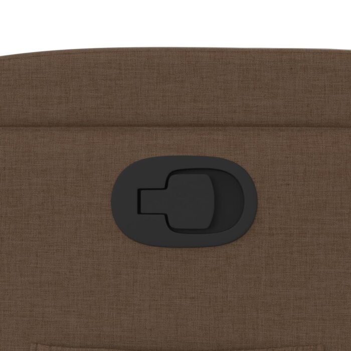 Fauteuil inclinable Marron Tissu – Image 7