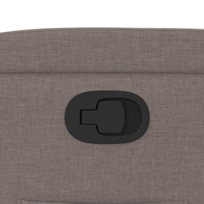 Fauteuil inclinable Taupe Tissu – Image 7