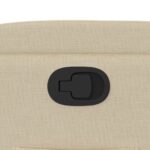Fauteuil inclinable Crème Tissu – Image 7