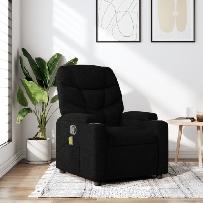 VXL8721012201019_m_en_hd_1.jpg Fauteuil de massage inclinable Noir Tissu – Image 1