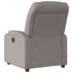 Fauteuil de massage inclinable Taupe Tissu – Image 4
