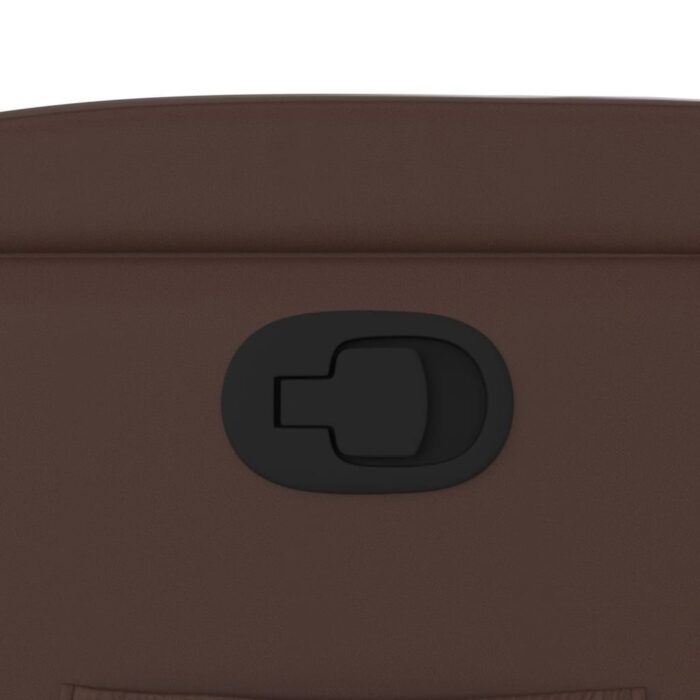 Fauteuil inclinable Marron Similicuir – Image 7