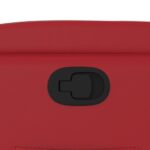 Fauteuil inclinable Rouge Similicuir – Image 7