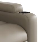 Fauteuil inclinable Cappuccino Similicuir – Image 6