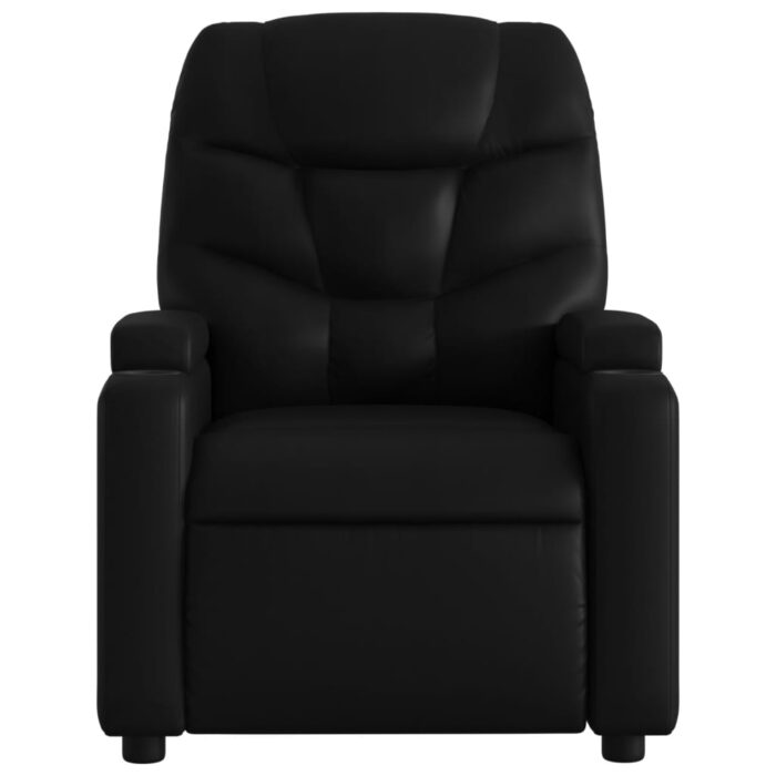 Fauteuil de massage inclinable Noir Similicuir – Image 2