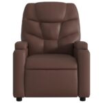 Fauteuil de massage inclinable Marron Similicuir – Image 2