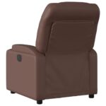 Fauteuil de massage inclinable Marron Similicuir – Image 4