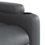 Fauteuil de massage inclinable Gris Similicuir – Image 7