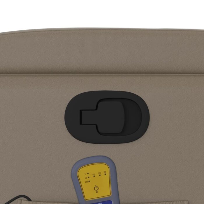 Fauteuil de massage inclinable Cappuccino Similicuir – Image 8