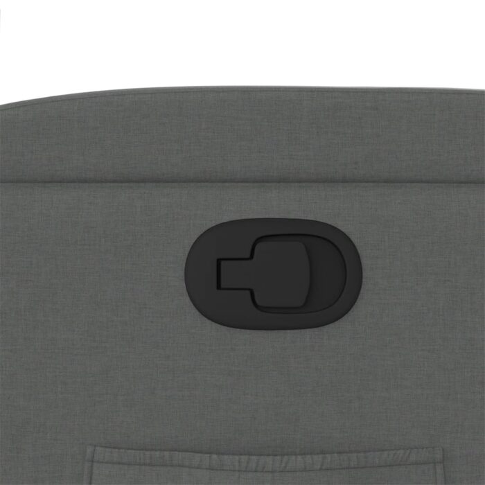 Fauteuil inclinable Gris foncé Tissu – Image 7