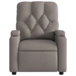 Fauteuil inclinable Taupe Tissu – Image 4