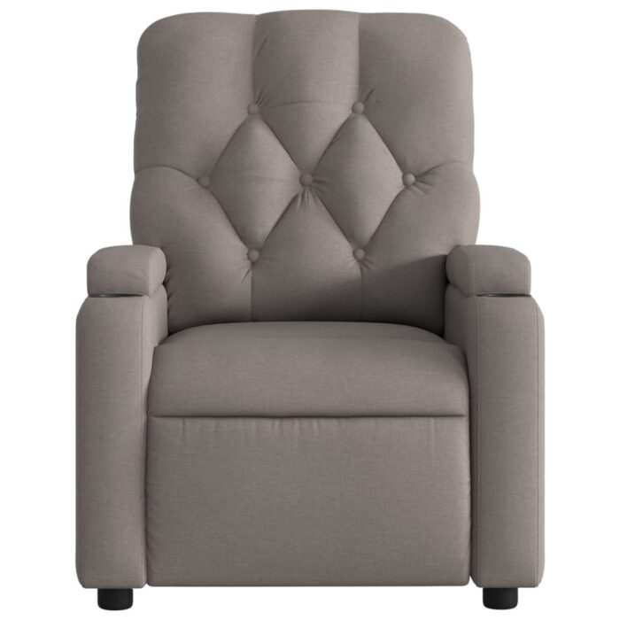 Fauteuil inclinable Taupe Tissu – Image 4