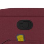 Fauteuil de massage inclinable Rouge bordeaux Tissu – Image 8