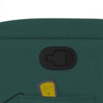 Fauteuil de massage inclinable Vert foncé Tissu – Image 8