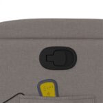 Fauteuil de massage inclinable Taupe Tissu – Image 8