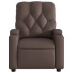 Fauteuil inclinable Marron Similicuir – Image 4