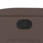 Fauteuil inclinable Marron Similicuir – Image 7