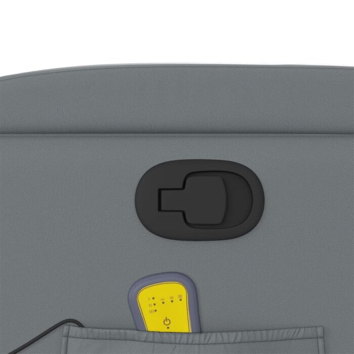 Fauteuil de massage inclinable Gris Similicuir – Image 8