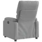 Fauteuil inclinable Gris clair Tissu – Image 3