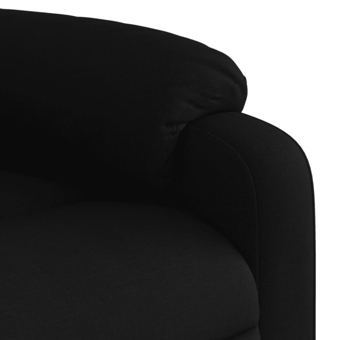 Fauteuil inclinable Noir Tissu – Image 6