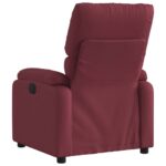 Fauteuil inclinable Rouge bordeaux Tissu – Image 3