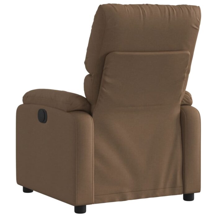 Fauteuil inclinable Marron Tissu – Image 3
