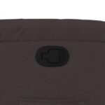 Fauteuil inclinable Marron foncé Tissu – Image 7
