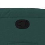 Fauteuil inclinable Vert foncé Tissu – Image 7