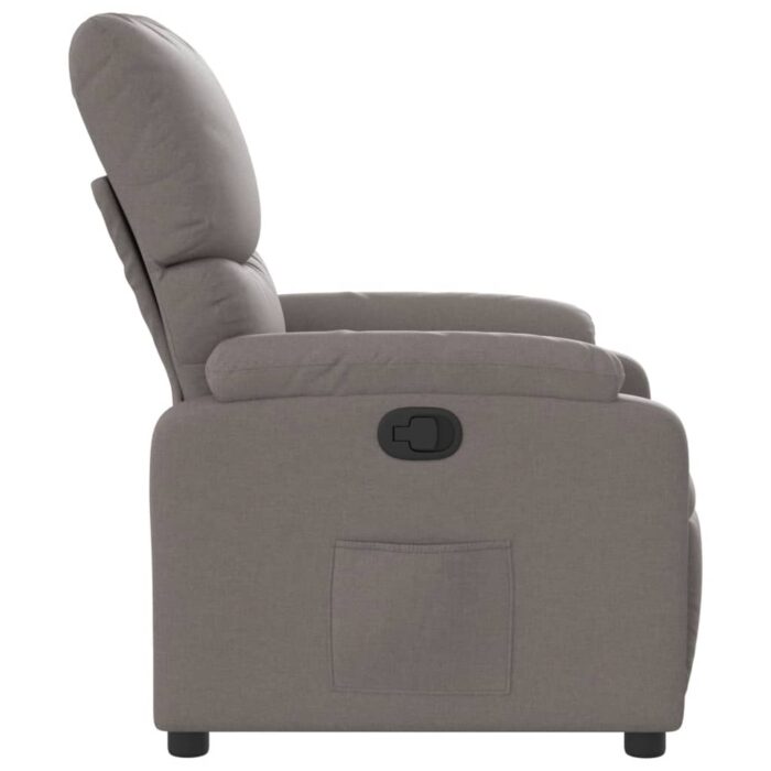 Fauteuil inclinable Taupe Tissu – Image 2