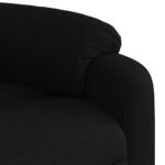 Fauteuil de massage inclinable Noir Tissu – Image 7