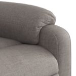 Fauteuil de massage inclinable Taupe Tissu – Image 7