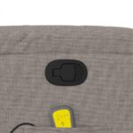 Fauteuil de massage inclinable Taupe Tissu – Image 8