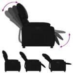 Fauteuil inclinable Noir Similicuir – Image 4
