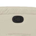 Fauteuil inclinable Crème Similicuir – Image 7