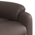 Fauteuil inclinable Marron Similicuir – Image 6