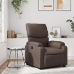 Fauteuil inclinable Marron Similicuir