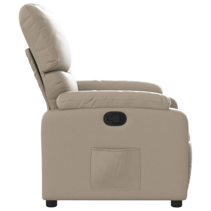 Fauteuil inclinable Cappuccino Similicuir – Image 2
