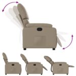 Fauteuil inclinable Cappuccino Similicuir – Image 4